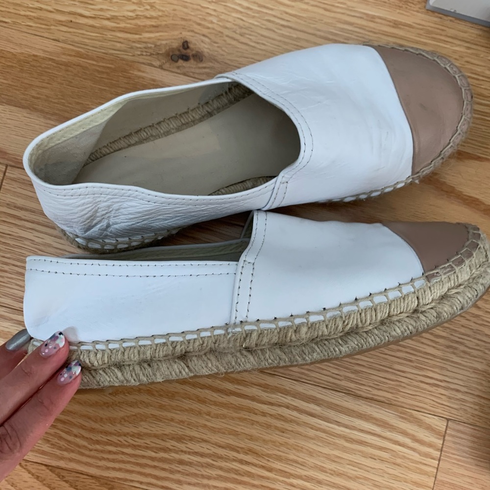 Aldo Espadrilles - White / Tan - size 7